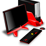 red gaming monitors